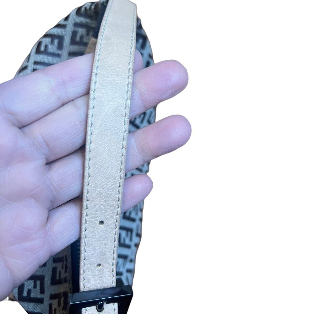 1990s Vintage FENDI  Zucchino Jacquard Mini Pouch Bag - Picture 8 of 13